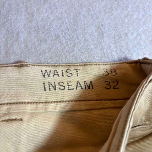 RRL Ralph Lauren Supply Military Officers Field Trousers Khaki Cotton Men 40x28 - Picture 6 of 13